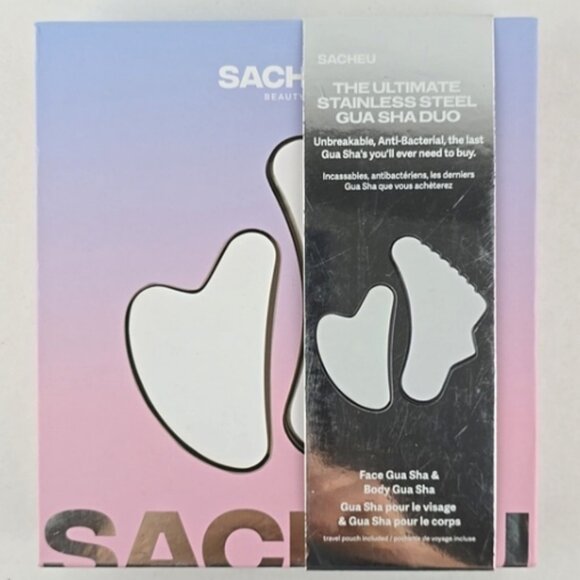 SACHEU Beauty Stainless Steel Gua Sha Set - Picture 2 of 15
